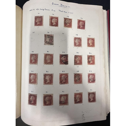 254 - Stamps: GB album containing most issues from 1841-1970 including an almost complete set of 1858-1879... 