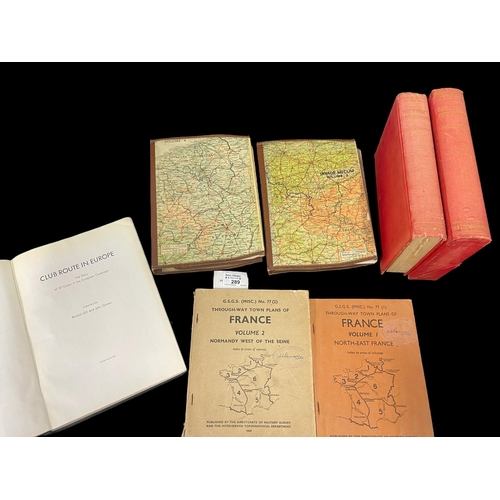 289 - Books: Maps of Military Operations Macedonia compiled by Cyril Falls and A. F. Becke (two volumes), ... 