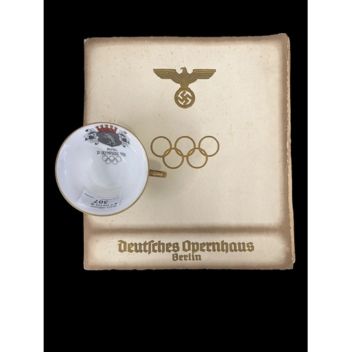 307 - Olympics/Third Reich: 1936 Olympics Berlin Opera House Programme featuring works from Wagner, plus a... 