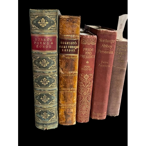 320 - Books: Poems and Songs by Robert Burns leather bound, gilt titles and decoration to spine and front,... 