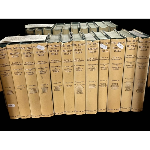 322 - Books: 'The Birds of the British Isles Bannerman and Lodge' first edition 1953, complete set of 12 w... 