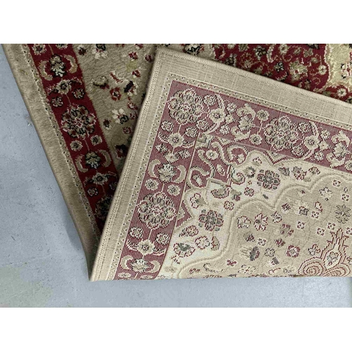 36 - Rugs & Carpets: 20th cent. Persian beige ground runner with three stylised stars. 32ins. x 117ins.... 