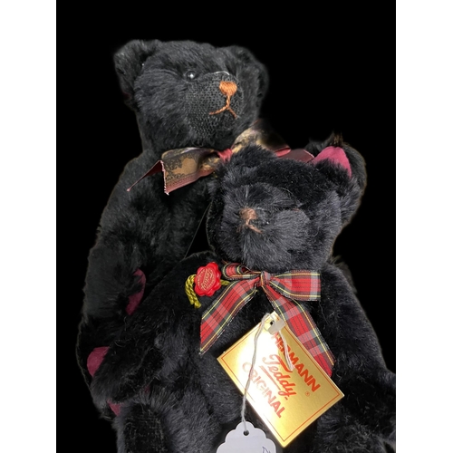 367 - Toys: Herman black bears mother and baby all labels, unboxed, 430/500 mother bear.