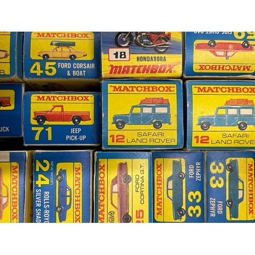 409 - Toys: Jersey Matchbox diecasts Douglas 8 Wheeler No. 51 x 3, Jeep Pick Up No. 71 x 2, Ford Corsair N... 