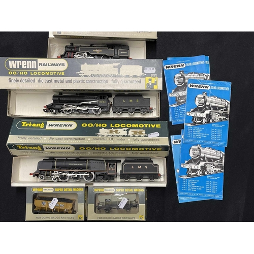 418a - Model Railways: OO/HO gauge Wrenn locomotives W2227 City of Stoke on Trent L.M.S, W2225 2-8-0 Freigh... 