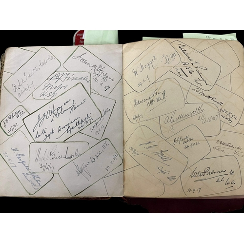 Early 20th cent. Autograph album property of Miss K. Skafte autographs ...