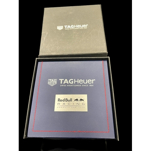 576 - Watches: Tag Heuer Red Bull Racing complete with receipt, paperwork and box.