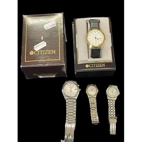 579 - Watches: Two ladies watches one Sekonda and one Seiko together with two gentlemen's wristwatches one... 