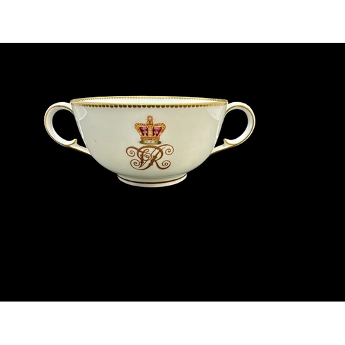 600 - Royal Household: Her Majesty Queen Victoria c1880 three items from the State Service – double handle... 