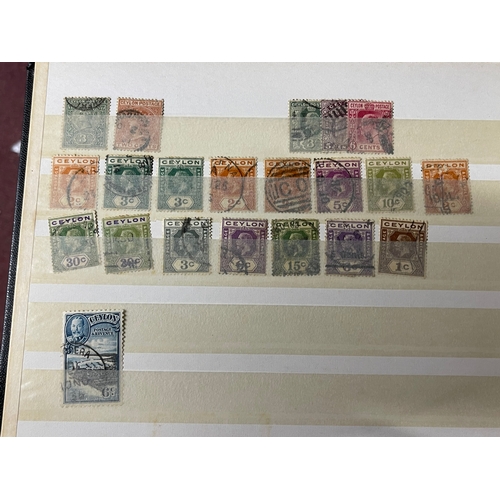 235 - Stamps: Collection of 5 stock books and three albums containing GB and commonwealth stamps from late... 