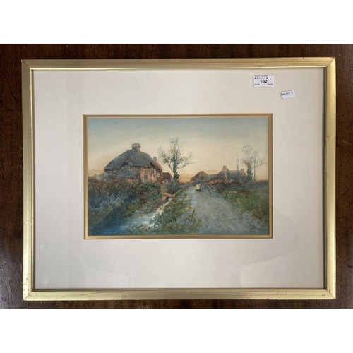 162 - 19th cent. English School: Watercolour on paper, country scenes, signed S. Hart. 35cm x 22cm. (2)... 