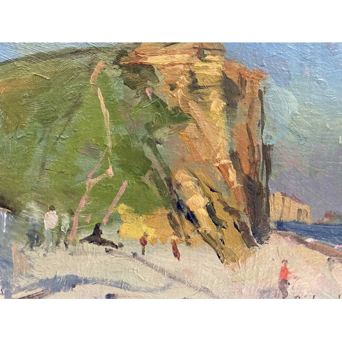 187 - Richard Pikesley (1956- ): Moon Rising oil on board, exhibition label to reverse. 19cm x 14cm.
NB Th... 