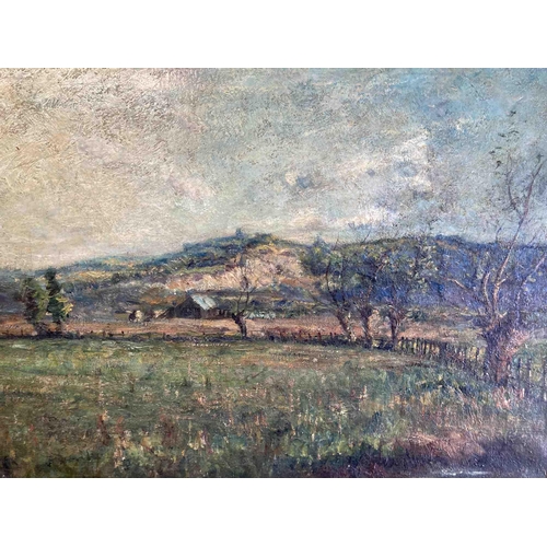 216 - 19th cent. English School: Impressionist landscape signed lower left Jose Weiss 1898. 59cm x 50cm.... 