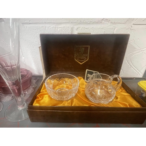 224 - Glassware: Pair of oversized late Victorian ale glasses, each with gadget marks to the underside, to... 