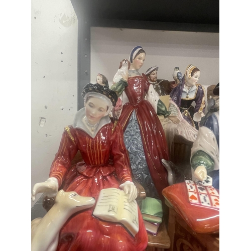 230 - Ceramics: Royal Doulton Limited Edition figures Henry VIII & 6 Wives 
