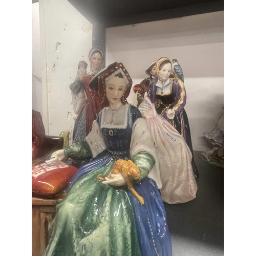 230 - Ceramics: Royal Doulton Limited Edition figures Henry VIII & 6 Wives 