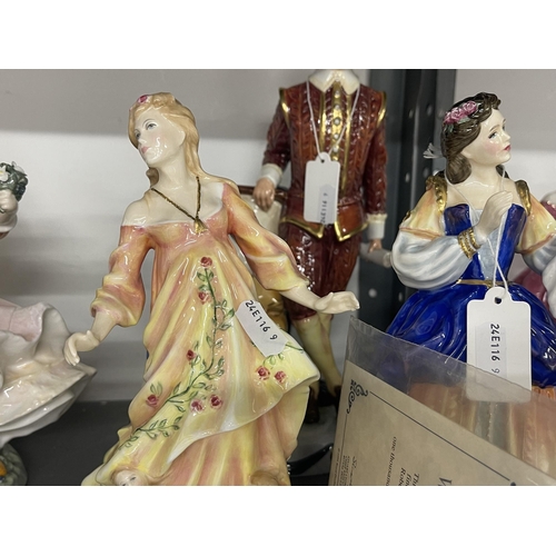 232 - Ceramics: Royal Doulton Shakespeare's Ladies 