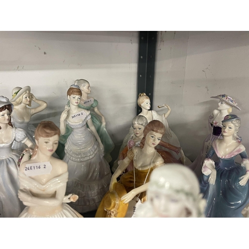 236 - Ceramics: Coalport Ladies of Fashion 