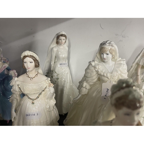 237 - Ceramics: Coalport Royal Brides, 