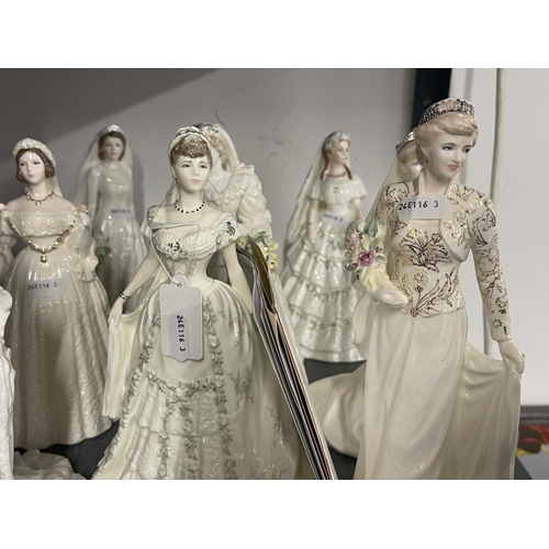 237 - Ceramics: Coalport Royal Brides, 