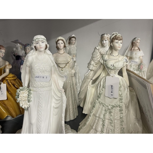 237 - Ceramics: Coalport Royal Brides, 