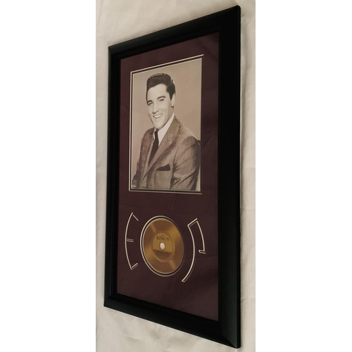 380 - Elvis/Music: The King's Hair. A strand of Elvis Presley's hair. With an image of Elvis in the 1960s.... 