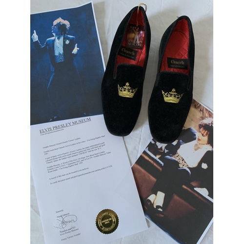 387 - Freddie Mercury/Queen/Rock and Roll: Freddie Mercury Owned Church 'Crown' Loafers worn by Freddie in... 