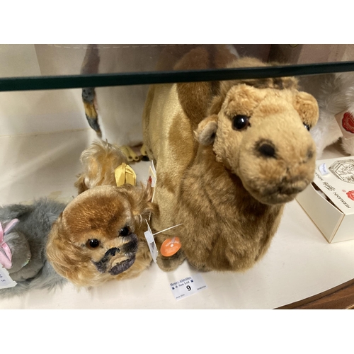 9 - Toys & Games: Hermann Collection 'Standing Camel', 'Cocker Spaniel', 'Bichon Frish', 'Schnauzer'... 