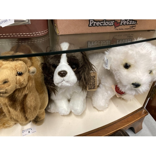 9 - Toys & Games: Hermann Collection 'Standing Camel', 'Cocker Spaniel', 'Bichon Frish', 'Schnauzer'... 