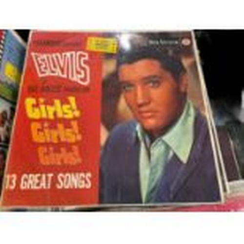 371a - Collection of approx. 25 Elvis Presley 45s on the RCA label, seven 33s including Elvis in GI Blues.