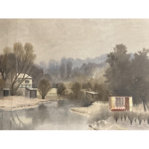 157 - * Roland Vivian Pitchforth RA (1895-1982): Roland Vivian Pitchforth RA (1895-1982): Watercolour beac... 