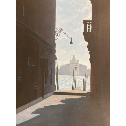 168 - * Graham Bannister British: Graham Bannister British: 20th cent. Oil on canvas Venetian study St Mar... 