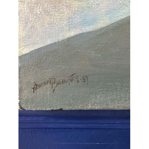 168 - * Graham Bannister British: Graham Bannister British: 20th cent. Oil on canvas Venetian study St Mar... 