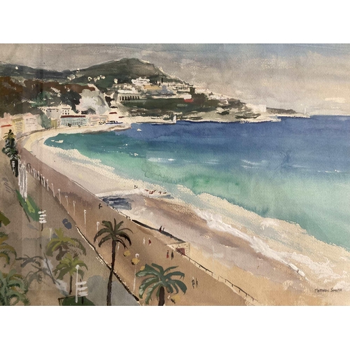 226 - 20th cent. English School: 20th cent. English School: Watercolour on paper beach and sea. 43cm x 34c... 