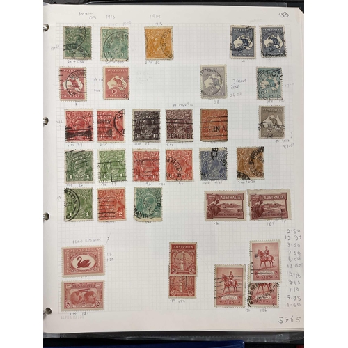 271 - Stamps Stamps: Three A4 looseleaf albums containing a large collection of Australian stamps from the... 