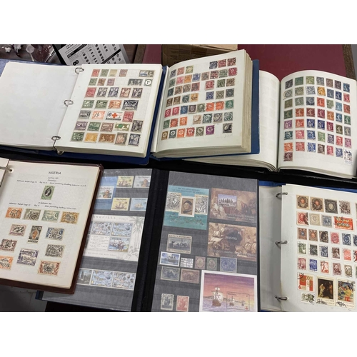 272 - Stamps: Stamps: One stock book and five albums of mainly used 20th century World stamps. Plus an alb... 