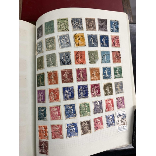 272 - Stamps: Stamps: One stock book and five albums of mainly used 20th century World stamps. Plus an alb... 