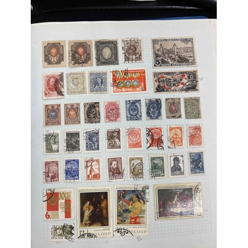 272 - Stamps: Stamps: One stock book and five albums of mainly used 20th century World stamps. Plus an alb... 