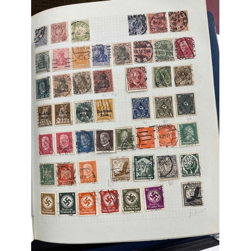 272 - Stamps: Stamps: One stock book and five albums of mainly used 20th century World stamps. Plus an alb... 