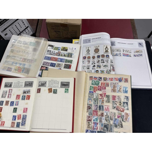 276 - Stamps: Stamps: Albums of World stamps, mainly used & 20th cent. plus two stock books of GB &... 