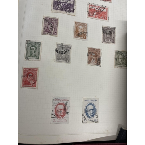 277 - Stamps: Stamps: Nine albums of very early to mid 20th cent. World stamps, mainly used plus five stoc... 