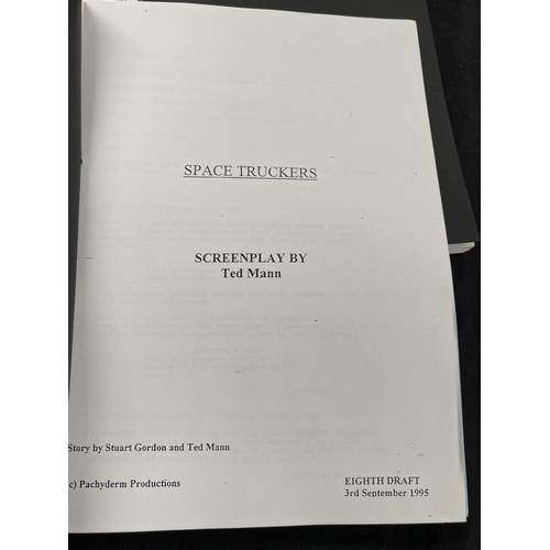 289 - Film/Movies: Film/Movies: The Roger Bowles Collection. Space Truckers 1996 movie scripts x 3 and cre... 