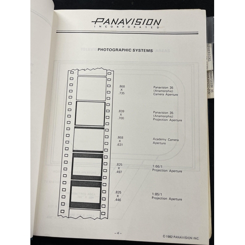 290 - Film/Movies: Film/Movies: The Roger Bowles Collection. Panavision cinematography and lens data, two ... 