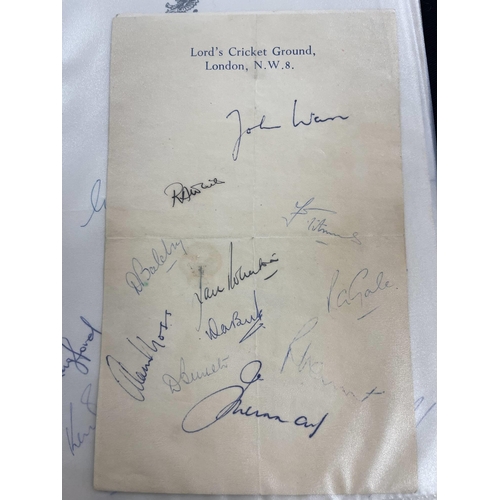 301a - Sporting Memorabilia: Sporting Memorabilia: A group of country and national England squad cricket au... 