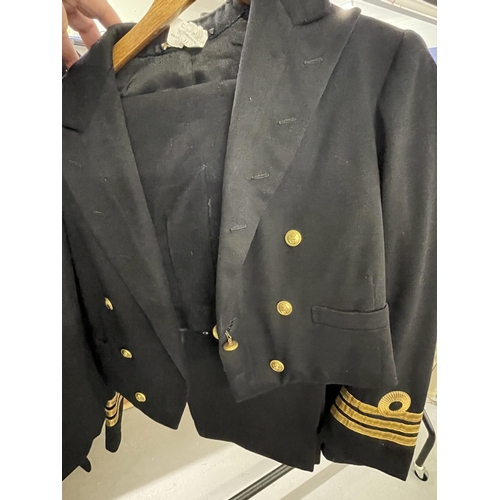 343 - Military Uniforms: Military Uniforms: Royal Navy Officer and other ranks most with rank insignia and... 