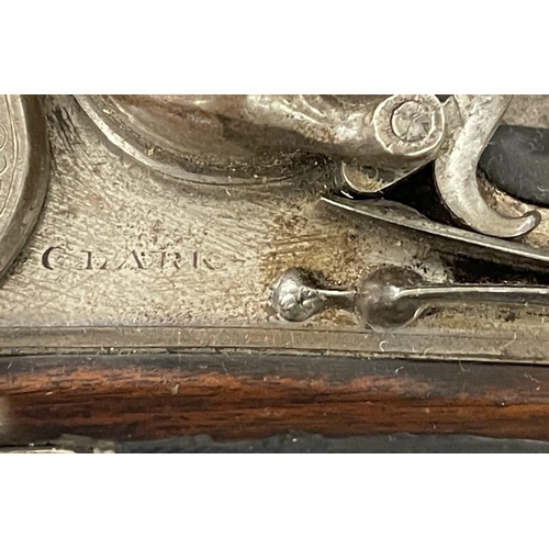 344 - Firearms: Firearms: Flintlock smooth bore musket, rounded lock chased decoration to lock plate and t... 