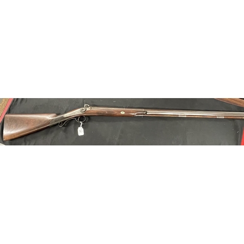 345 - Firearms: Firearms: Percussion smooth bore musket indistinct makers mark, Pos 