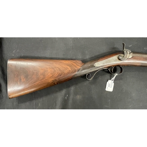 345 - Firearms: Firearms: Percussion smooth bore musket indistinct makers mark, Pos 