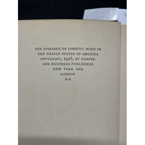 353 - Books: Books: The Romance of Comets by Mary Proctor, Harper and Brothers. New York/London. 1926 firs... 