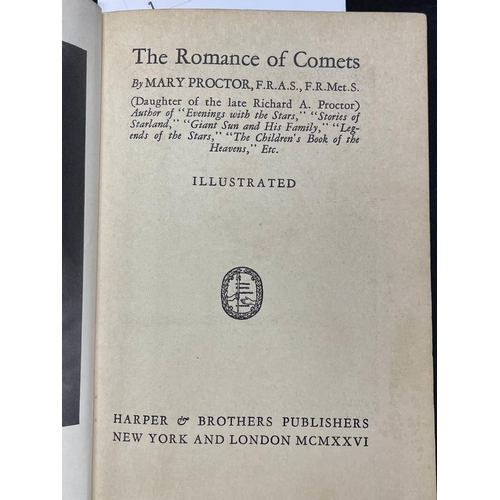 353 - Books: Books: The Romance of Comets by Mary Proctor, Harper and Brothers. New York/London. 1926 firs... 